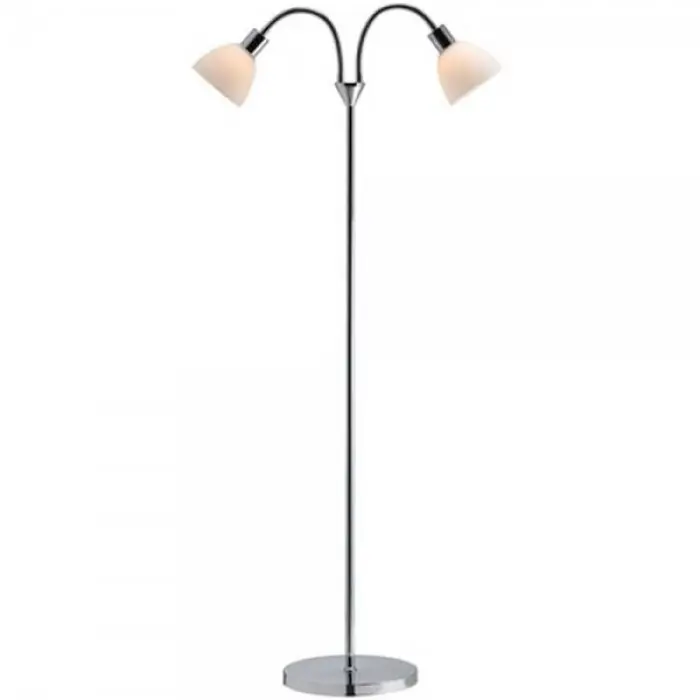 Koopje Nordlux RAY Staande lamp Chroom, 2-lichts