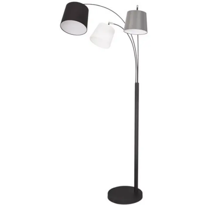 Uitverkoop By Rydens Foggy Staande lamp Zwart, 3-lichts