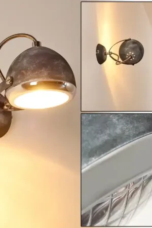 Beperkte Voorraad Foverup Wandlamp Chroom, Grijs, 1-licht