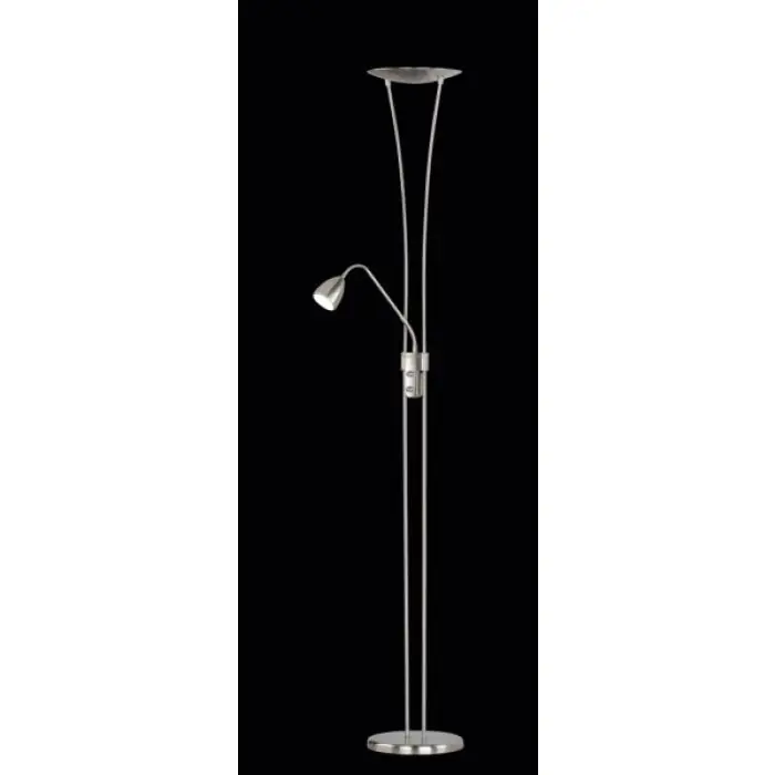 Flitsaanbieding Trio ARIOZONA Staande lamp LED Chroom, roestvrij staal, Nikkel mat, 1-licht