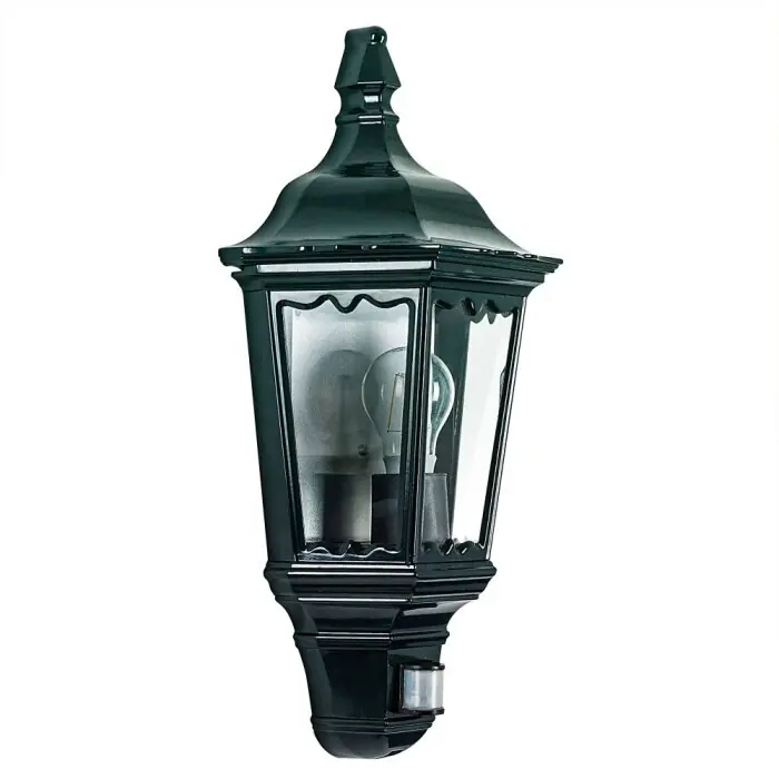 KS Verlichting Ancona Muurlamp Groen, 1-licht, Bewegingsmelder Gereduceerde Prijs