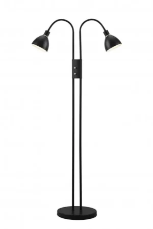 Nordlux RAY Staande lamp Zwart, 2-lichts Voordeelprijs