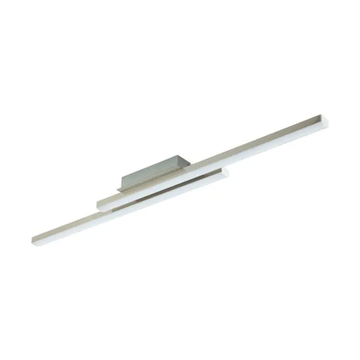 Alleen Vandaag Eglo CONNECT FRAIOLI-C Plafondlamp LED Nikkel mat, 2-lichts, Kleurwisselaar
