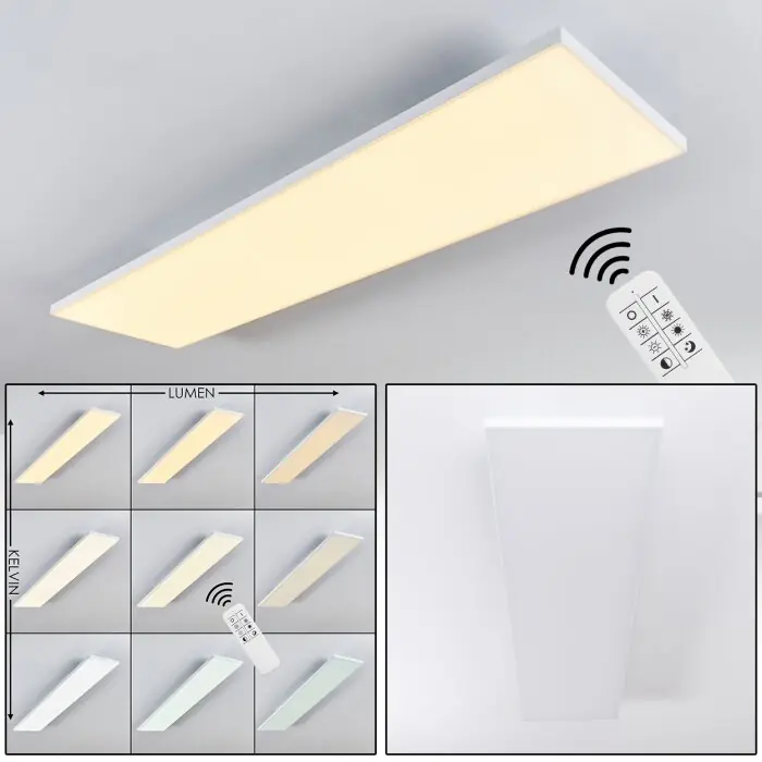 Gecertificeerd Bankura Plafondlamp LED Wit, 1-licht, Afstandsbediening