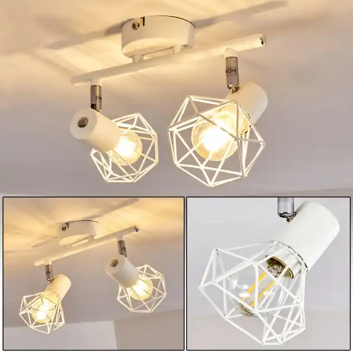 Gullspang Plafondlamp Wit, 2-lichts Snelle Levering