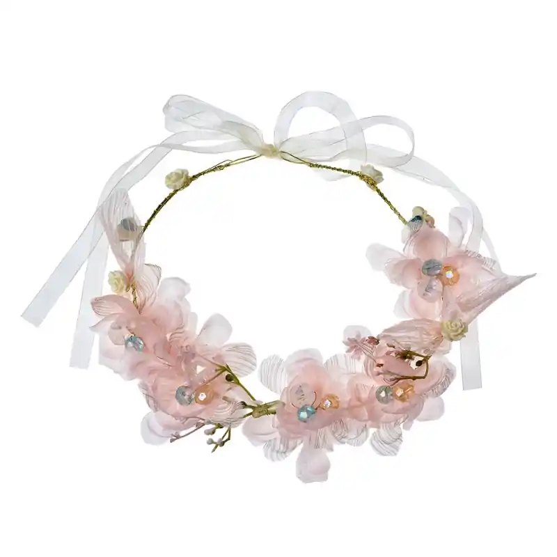 Beperkt Aanbod Clayre & Eef Haarband Meisje Roze Synthetisch Bloemen