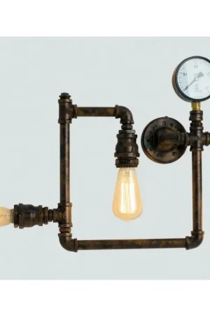 Lage Prijs Lutec AMACORD Wandlamp Bruin, 3-lichts