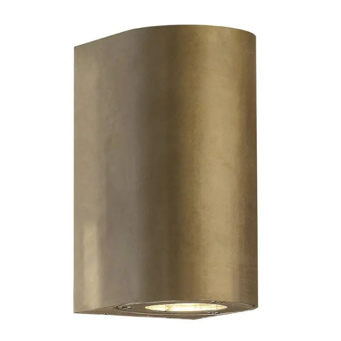 Design For The People by Nordlux Canto Muurlamp Messing, 2-lichts Koop Vandaag