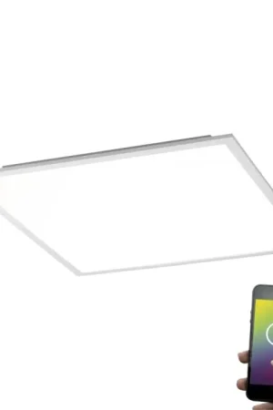 Bestseller Paul Neuhaus Q-Flag Plafondpaneel LED Wit, 1-licht, Afstandsbediening