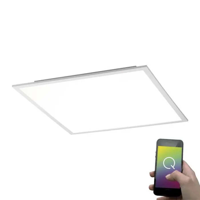Bestseller Paul Neuhaus Q-Flag Plafondpaneel LED Wit, 1-licht, Afstandsbediening