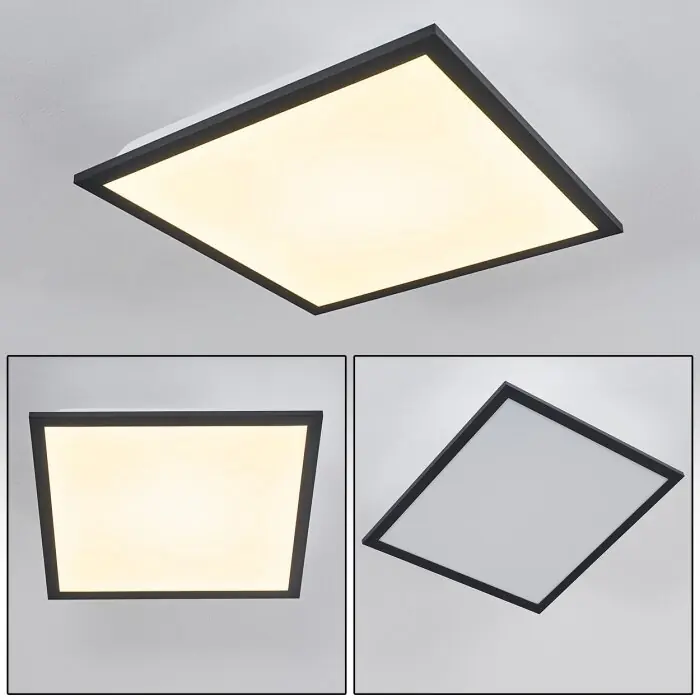 Salmi Plafondlamp LED Zwart, Wit, 1-licht Must-Have