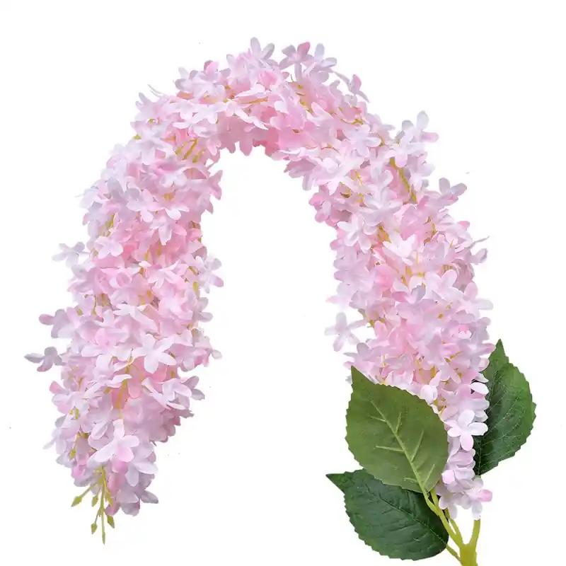 Hoge Kwaliteit Clayre & Eef Kunstbloem 110 cm Roze Kunststof