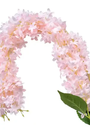 Voordeelprijs Clayre & Eef Kunstbloem 110 cm Roze Kunststof