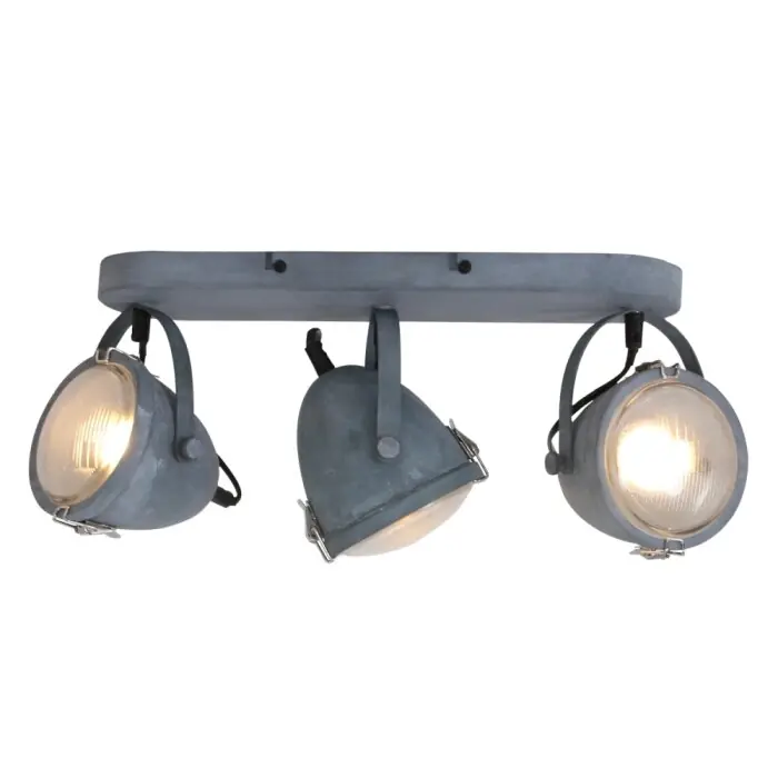 Gecertificeerd Steinhauer Mexlite Plafondlamp Grijs, 3-lichts