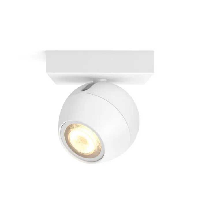 Philips Hue Ambiance White Buckram Plafondspot extensie Wit, 1-licht Snelle Levering