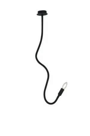 Flitsaanbieding Lutec LOVER Plafondlamp Zwart, 1-licht