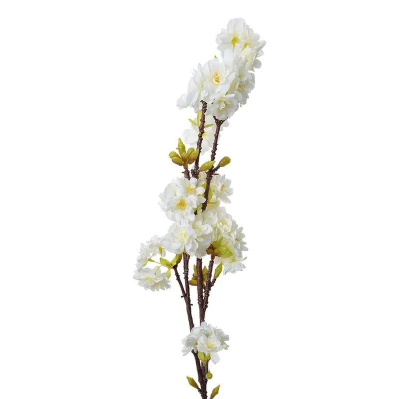 Betrouwbaar Clayre & Eef Kunstbloem 92 cm Wit Kunststof