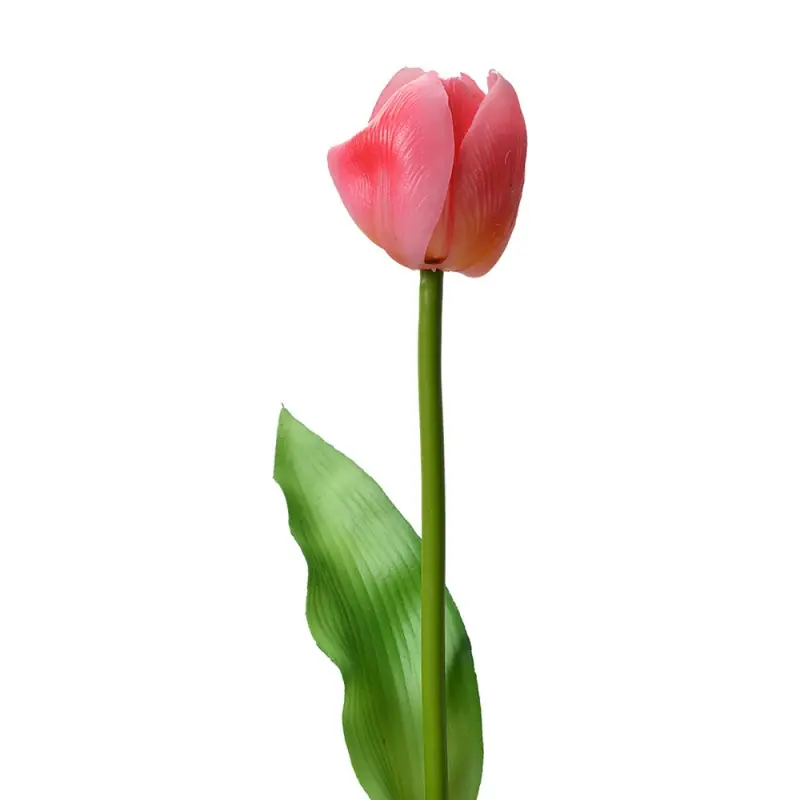 Clayre & Eef Kunstbloem Tulp 32 cm Roze Kunststof Gereduceerde Prijs