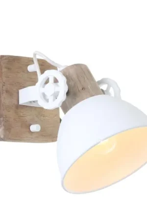Steinhauer Gearwood Spotlamp Wit, 1-licht Flitsaanbieding