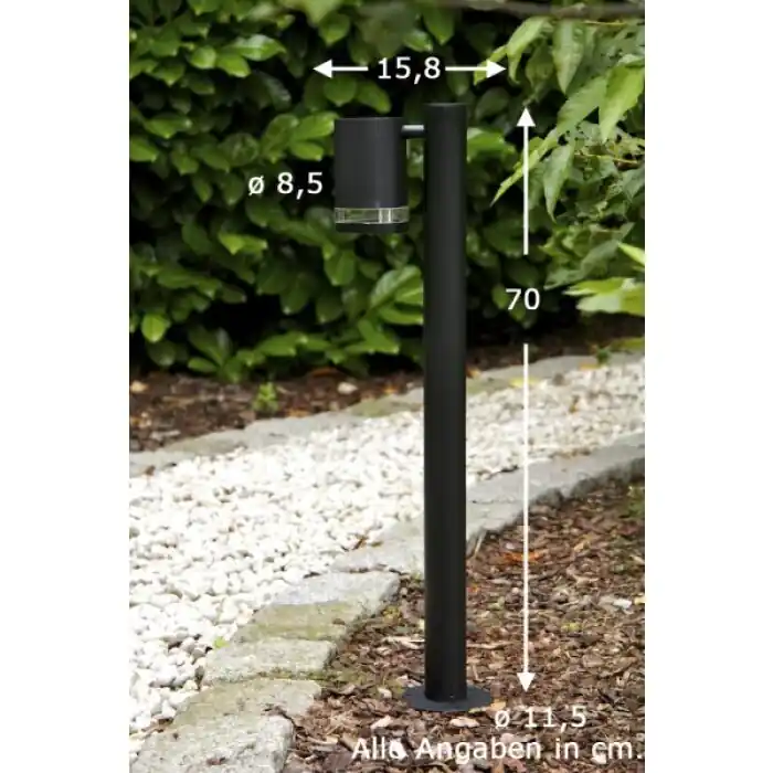 Koop Vandaag Konstsmide Modena Buiten staande lamp Zwart, 1-licht