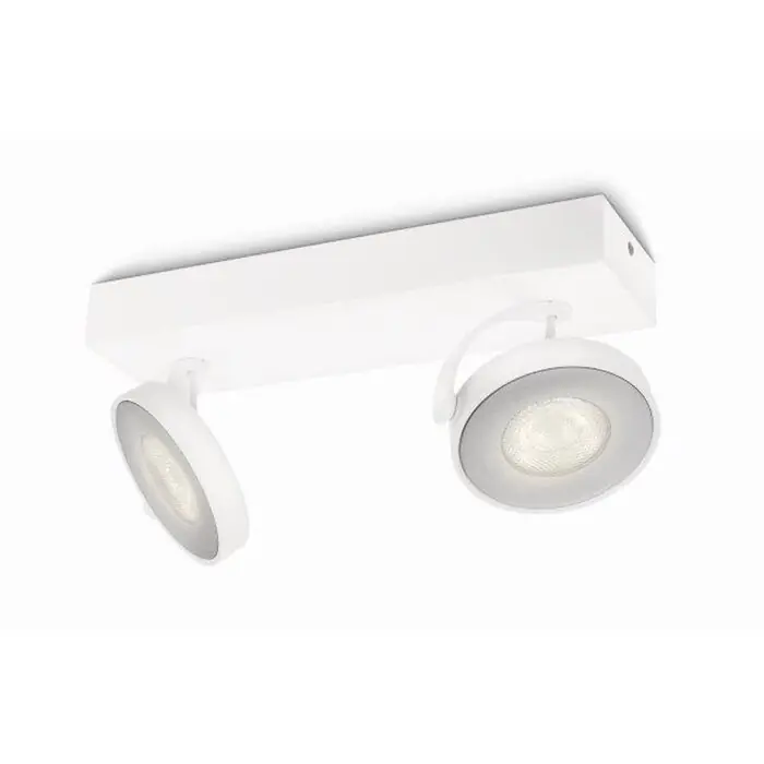 Shop Nu Philips Clockwork Plafondlamp LED Wit, 2-lichts