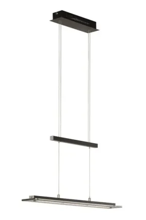 Express Levering Fischer & Honsel living Tenso TW Hanglamp LED Antraciet, 1-licht