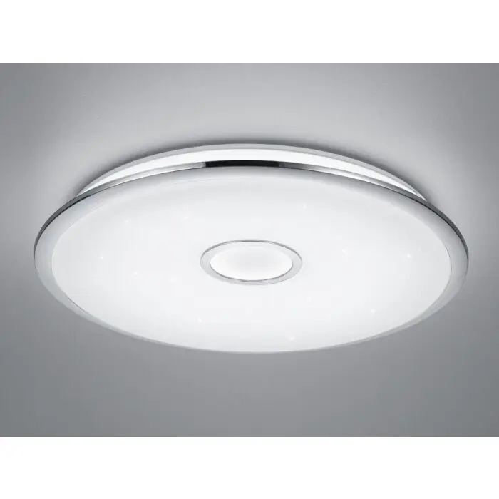 Trio OSAKA Plafondlamp LED Chroom, 1-licht, Afstandsbediening Finale Uitverkoop