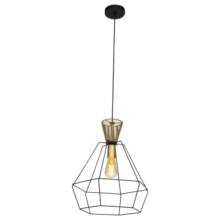 Steinhauer Lillehammer Hanger Zwart, 1-licht Veilige Betaling