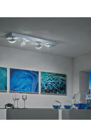 Gratis Retour Escale SPOT IT Plafondlamp LED Aluminium, 4-lichts