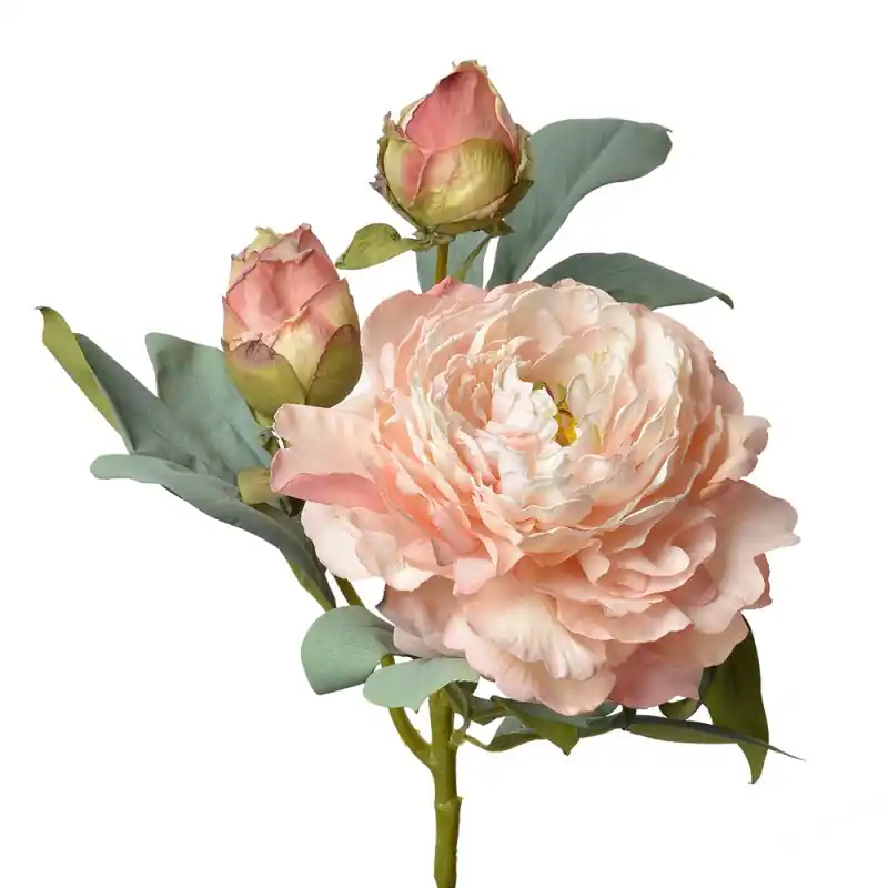 Hoge Kwaliteit Clayre & Eef Kunstbloem 62 cm Roze Kunststof