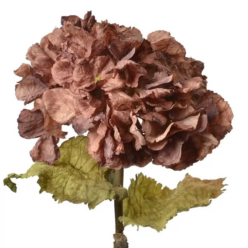 Clayre & Eef Kunstbloem Hortensia 55 cm Paars Kunststof Rechtstreeks Van De Fabrikant