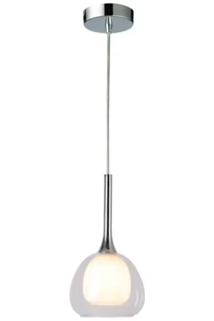 Beperkt Aanbod Brilliant Hadan Hanglamp Chroom, 1-licht