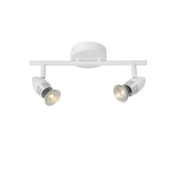 Gratis Retour Lucide CARO Spot Wit, 2-lichts