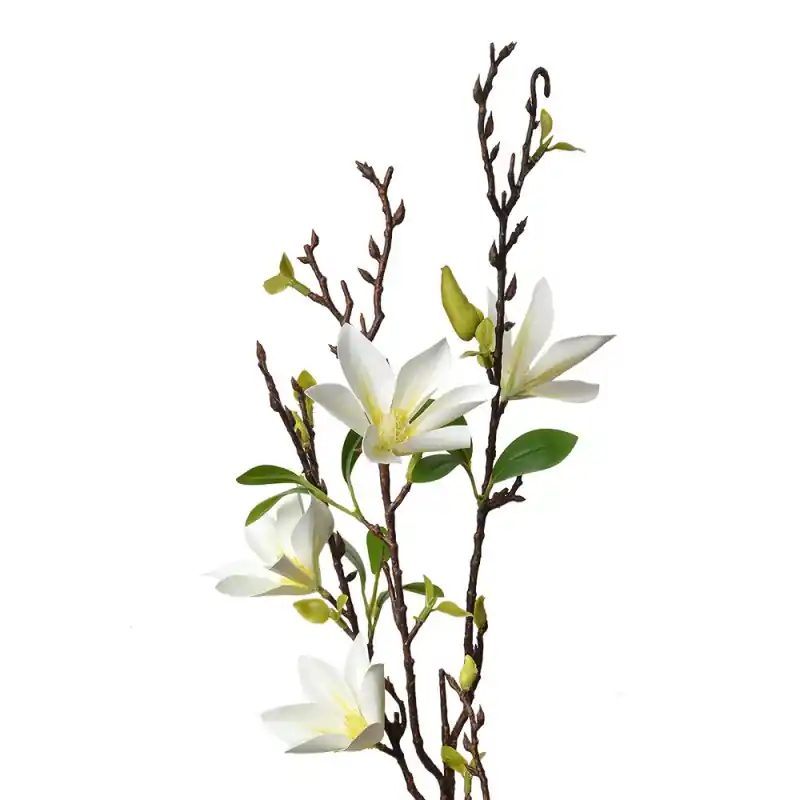 Clayre & Eef Kunstbloem 84 cm Wit Kunststof Flitsaanbieding