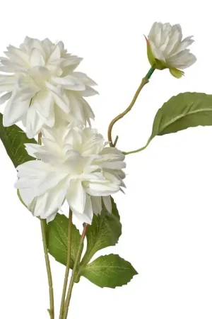 Aanbieding Clayre & Eef Kunstbloem 70 cm Wit Kunststof