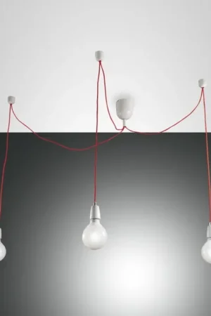 Hoge Kwaliteit Fabas Luce Blog Hanglampen Red, Wit, 3-lichts
