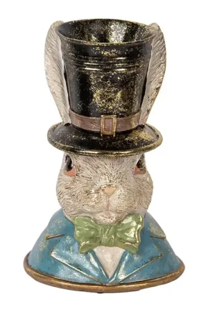 Aanbieding Clayre & Eef Decoratie Beeld Konijn 29 cm Beige Kunststof