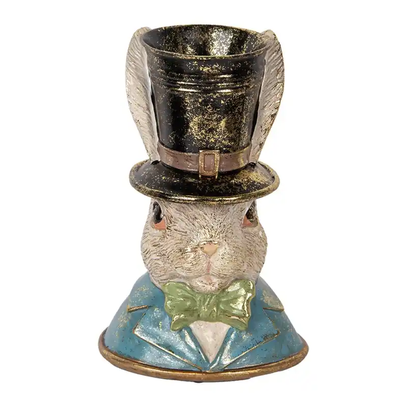 Aanbieding Clayre & Eef Decoratie Beeld Konijn 29 cm Beige Kunststof