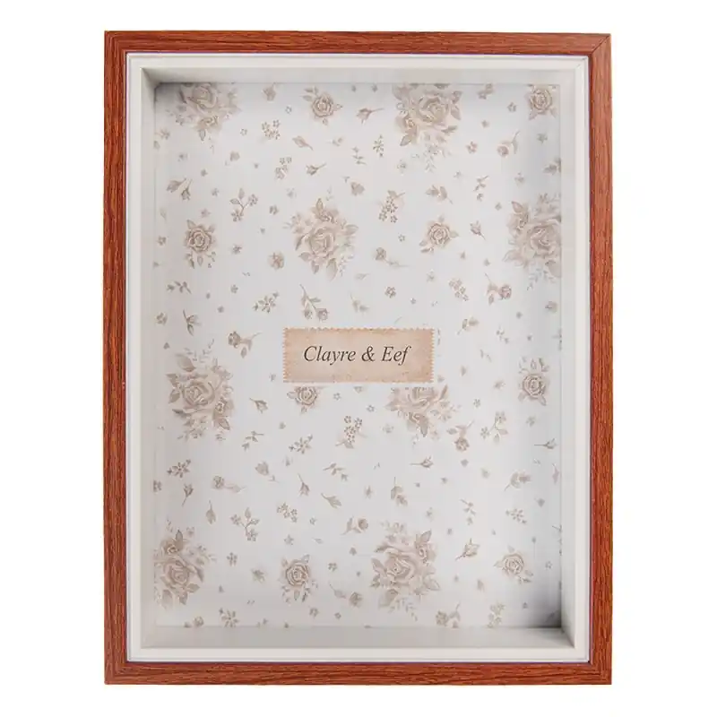 Clayre & Eef Fotolijst 13x18 cm Bruin MDF Exclusieve Aanbieding