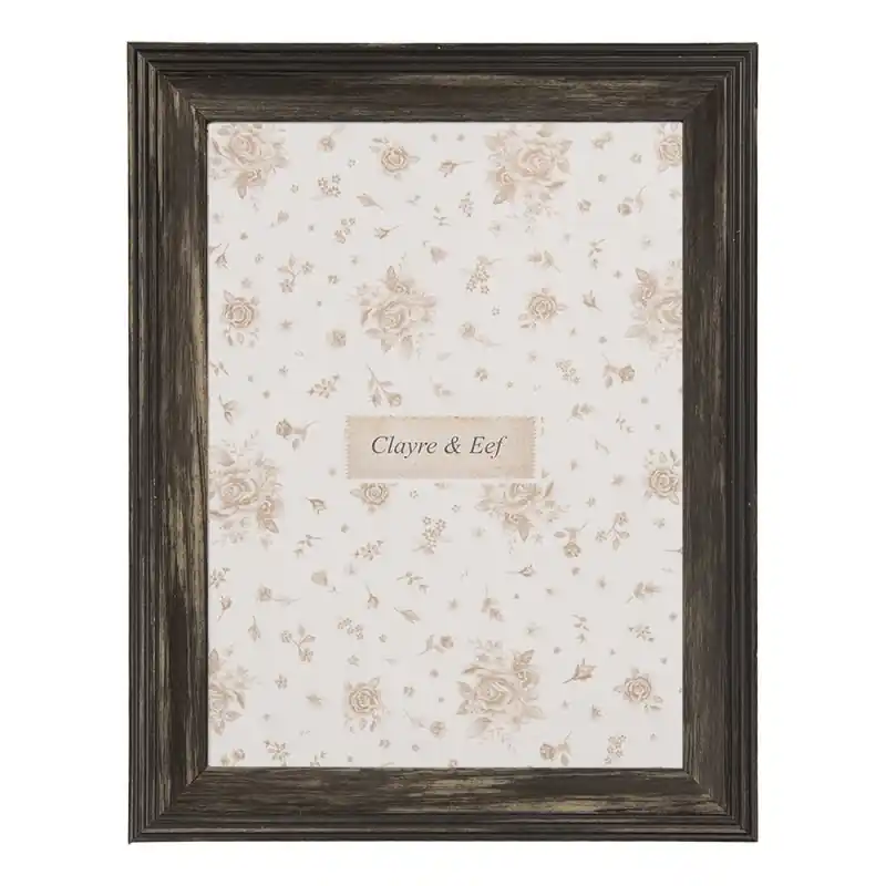 Clayre & Eef Fotolijst 15x20 cm Zwart MDF Direct Verzonden
