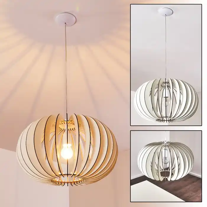 Valkom Hanglamp Wit, 1-licht Korting