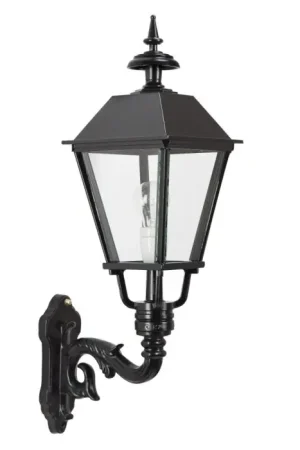 KS Verlichting Essen Muurlamp Zwart, 1-licht Snelle Levering