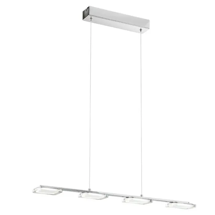 Lage Prijs Eglo CARTAMA Hanglamp LED Chroom, 4-lichts