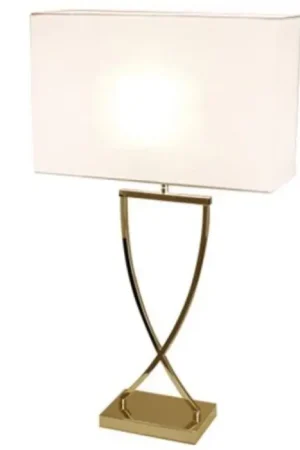 Speciale Aanbieding By Rydens Omega Tafellamp Messing, 1-licht