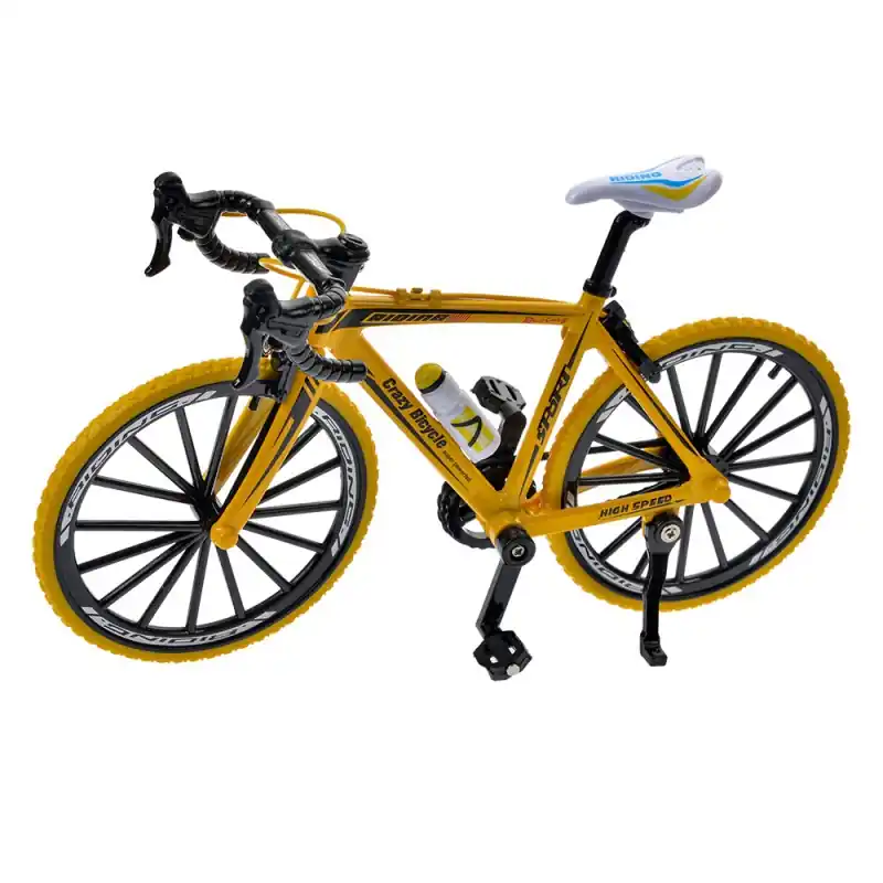 Populair Clayre & Eef Decoratie Fiets 20x5x12 cm Geel Metaal