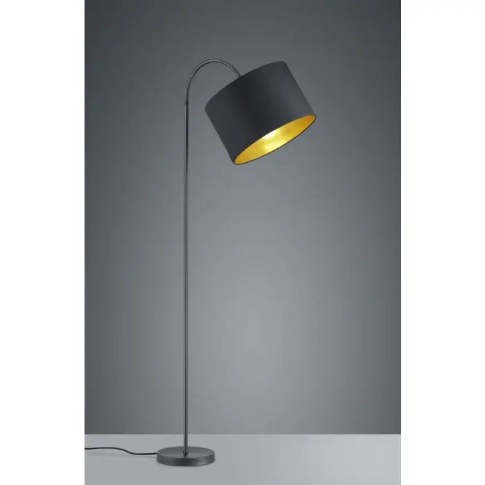 Populair Trio HOSTEL Staande lamp Zwart, 1-licht