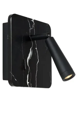 Gecertificeerd Lucide OREGON Muurspot LED Zwart, 1-licht