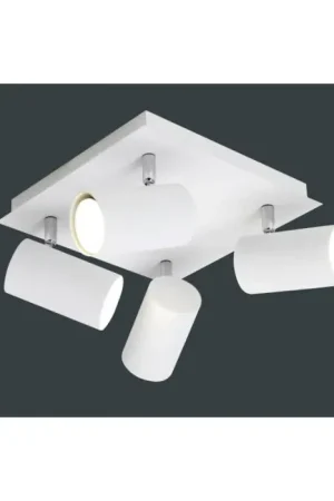 Trio MARLEY Plafondlamp Wit, 4-lichts Merkproduct