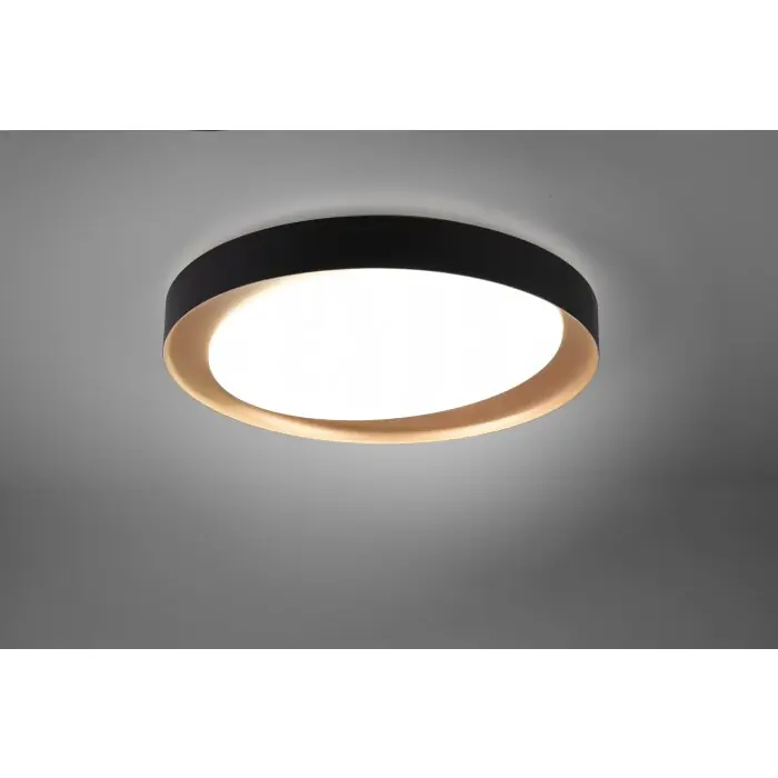 Reality Zeta Plafondlamp LED Zwart, 1-licht, Afstandsbediening Meest Verkocht