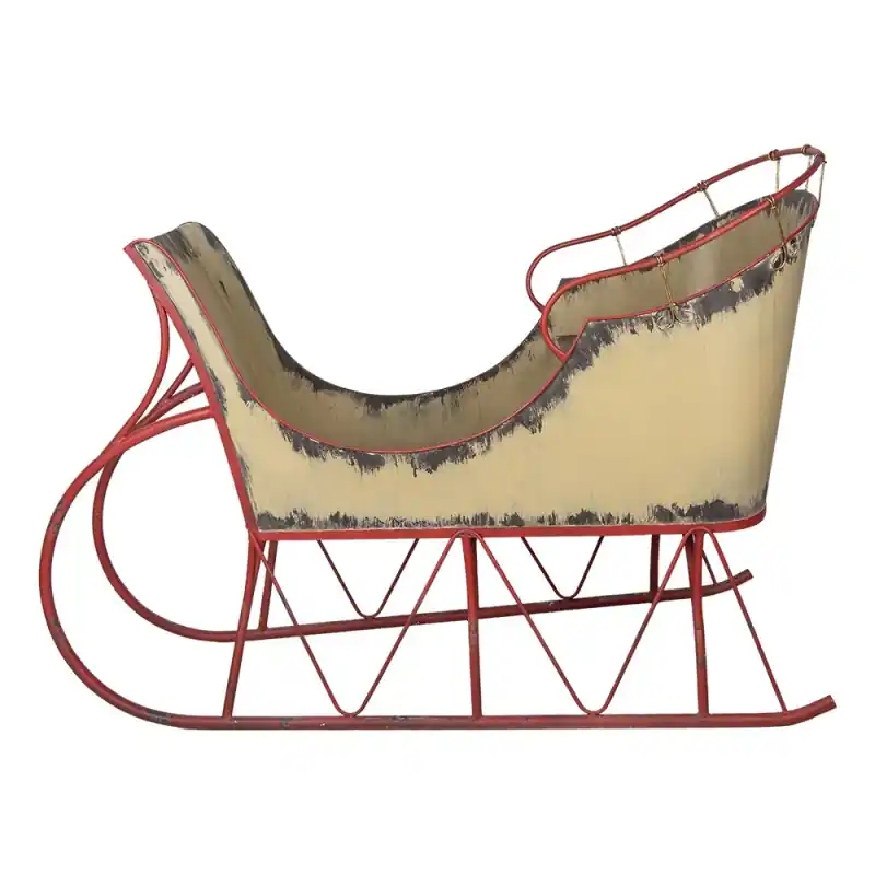 Clayre & Eef Arrenslee Kerst Groot 156x73x104 cm Beige Metaal Koopje